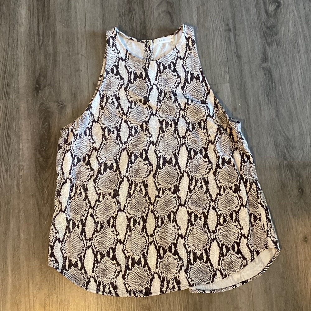 Snake print blouse
